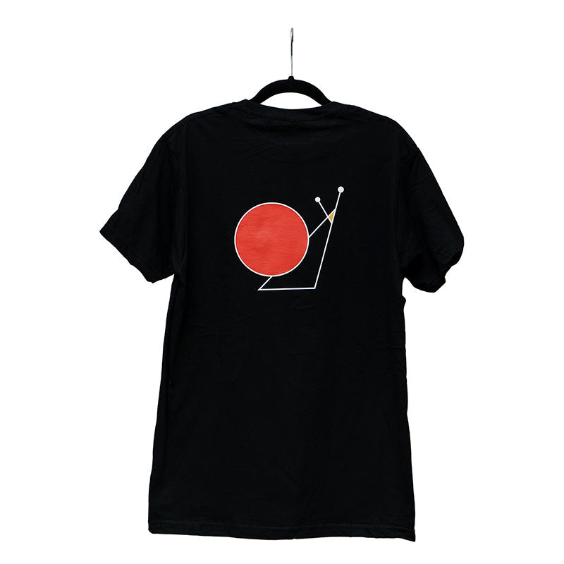 playera caracol mediana negro