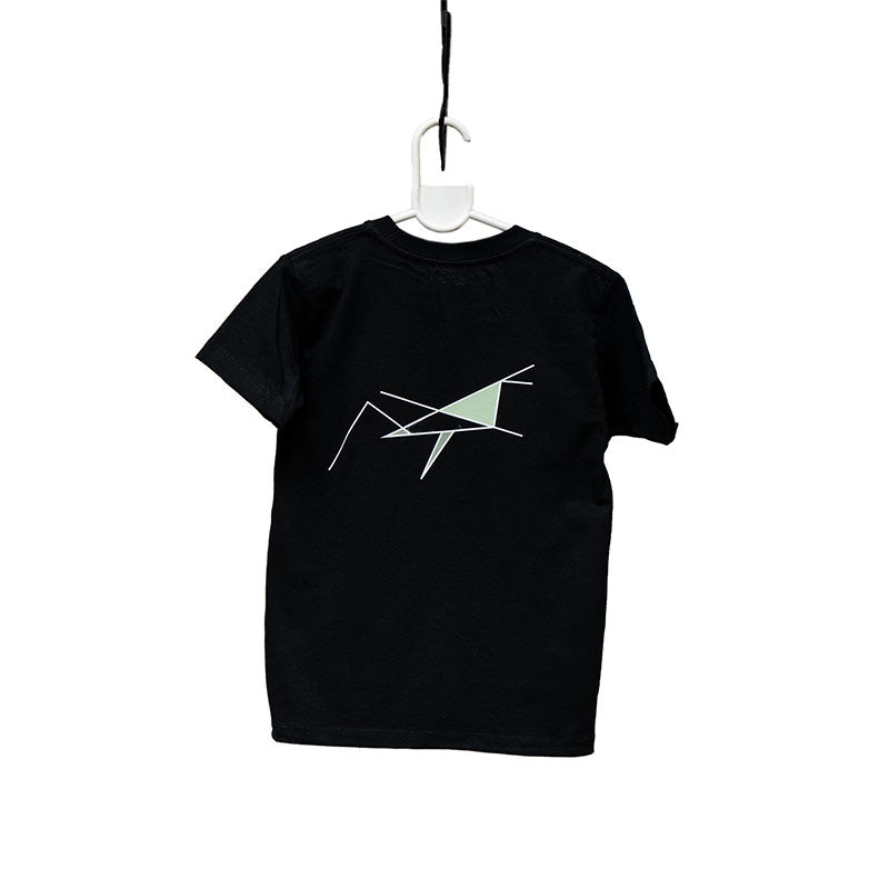 playera chapulín niño 6-8 años negra