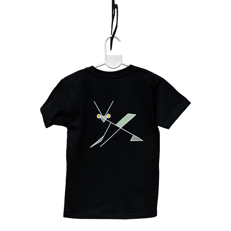 playera mantis niño 6-8 años negra