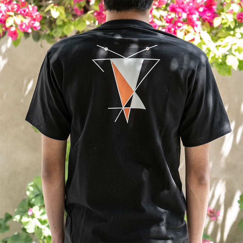 playera xamue niño 6-8 años negra