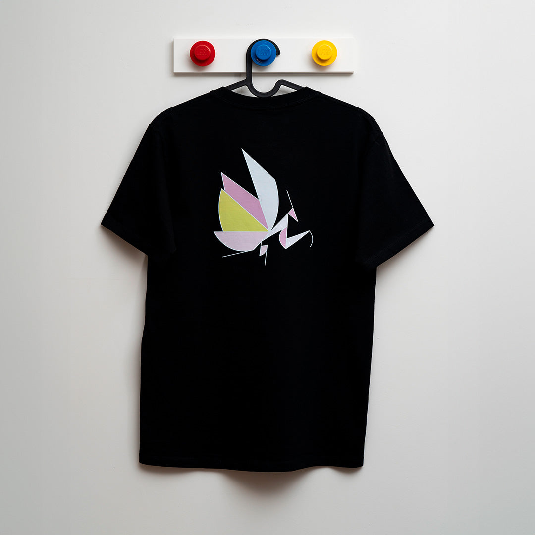 Playera mantis orquídea negra
