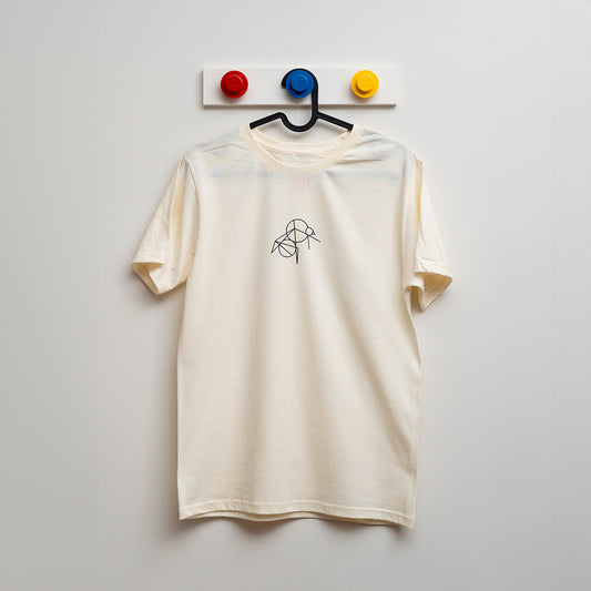 Playera abejorro blanca