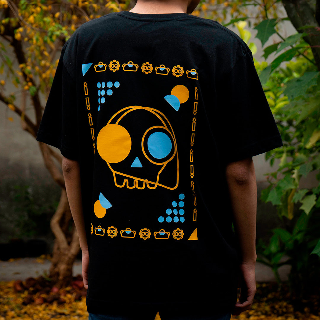 Playera Día de Muertos blanca