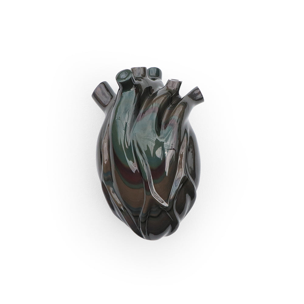 Corazón obsidiana arcoíris