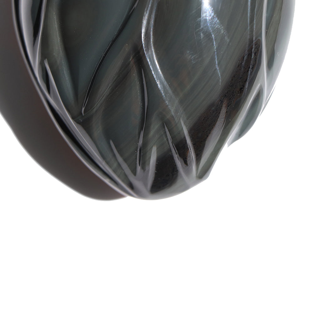 Corazón obsidiana verde 4