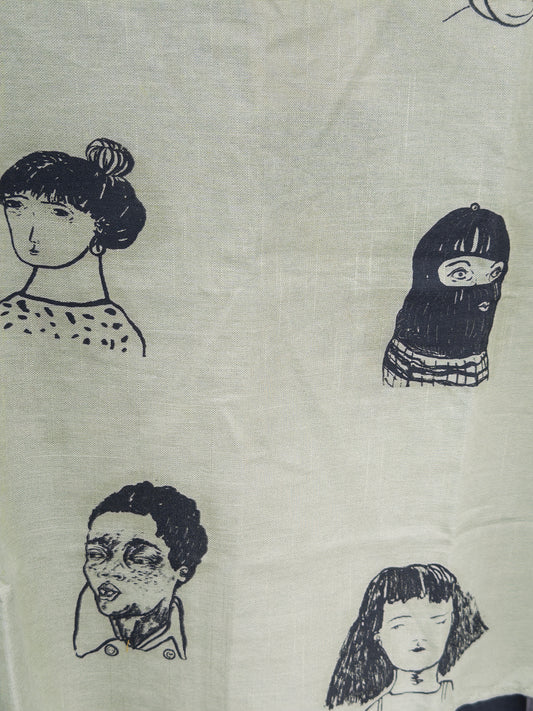 kimono niñas verde pistache