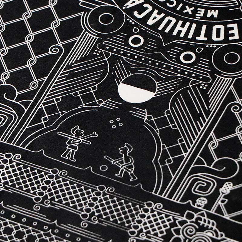 paliacate pintura mural negro