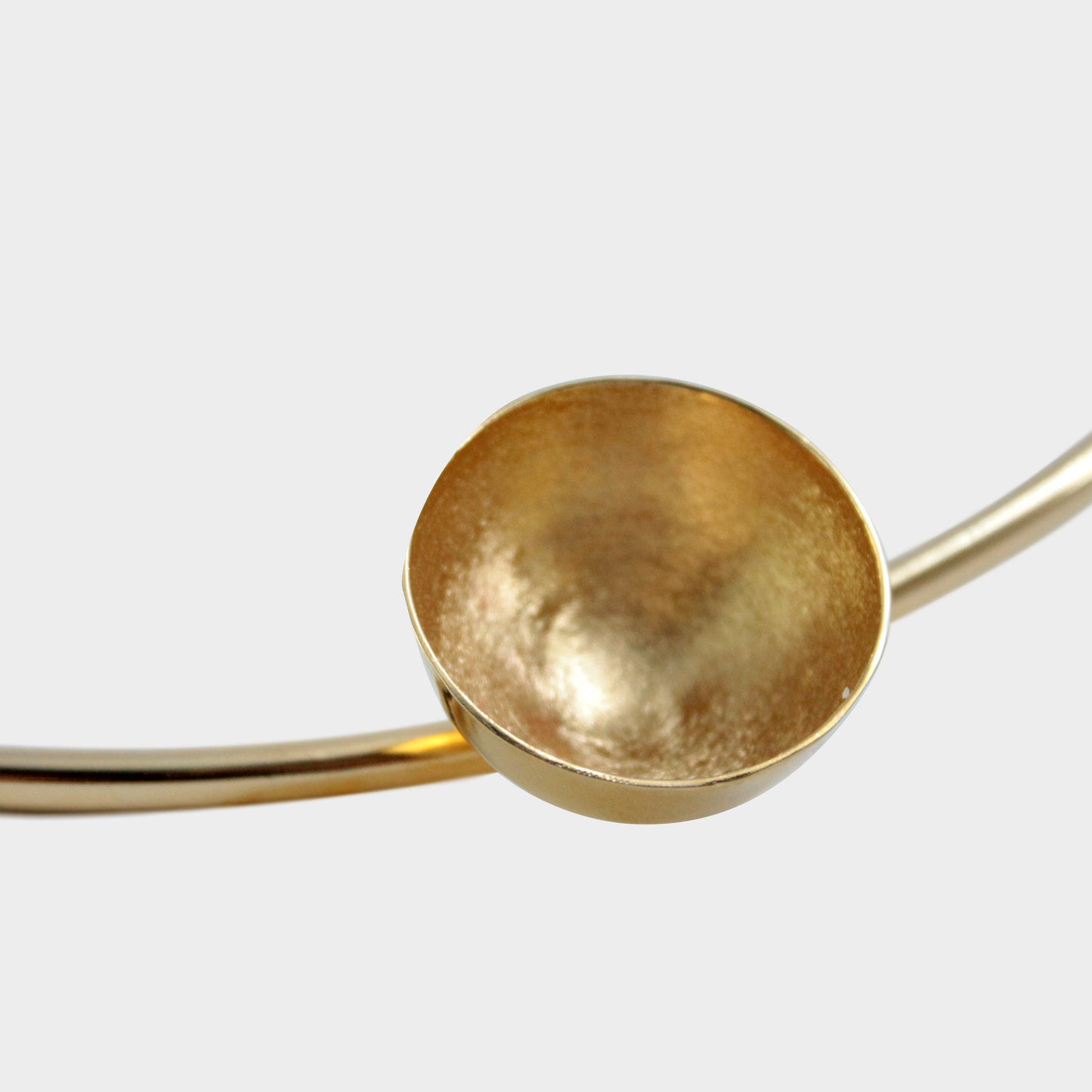 Unix collar eclipse grande chapa de oro