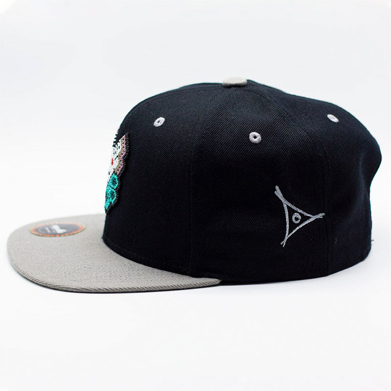 gorra infantil negro gris venado peyote
