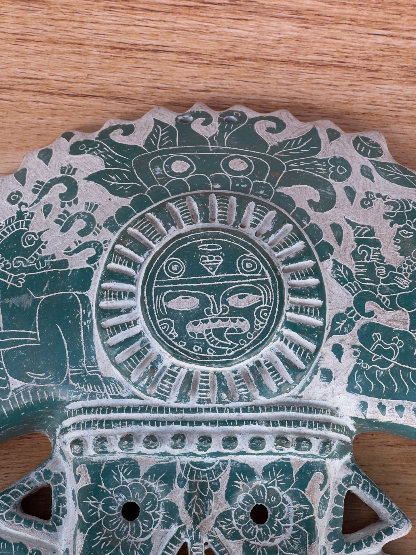 mascara grande mictlantecuhtli con tocado
