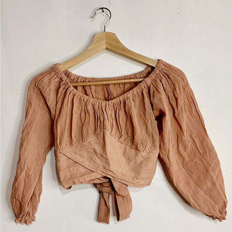 crop top remedios rosa