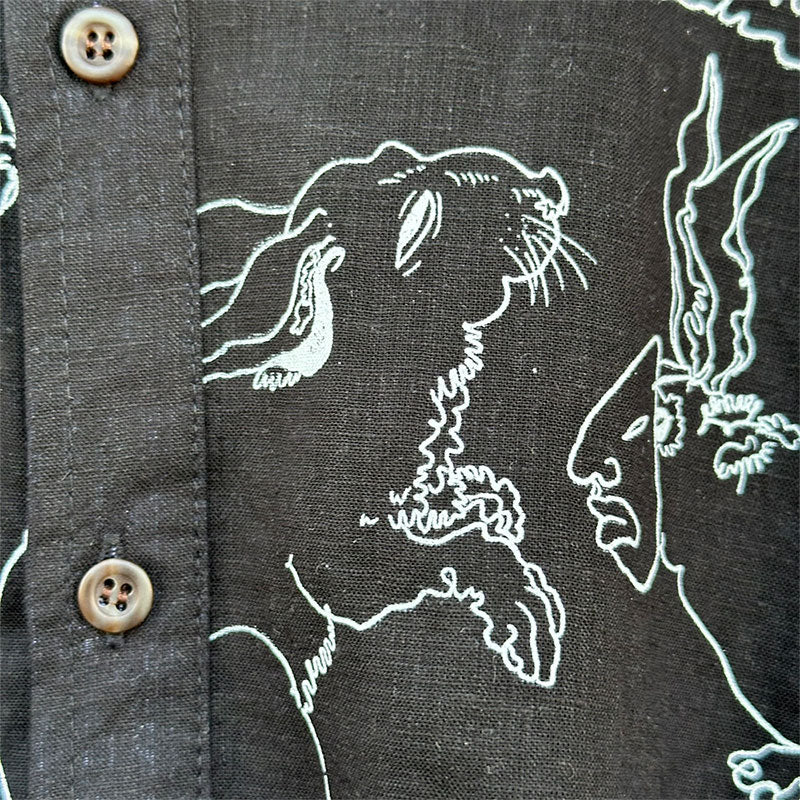 camisa fertilidad negra