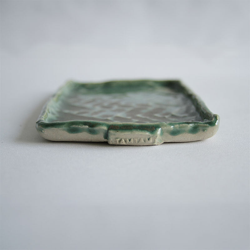 charola petate verde