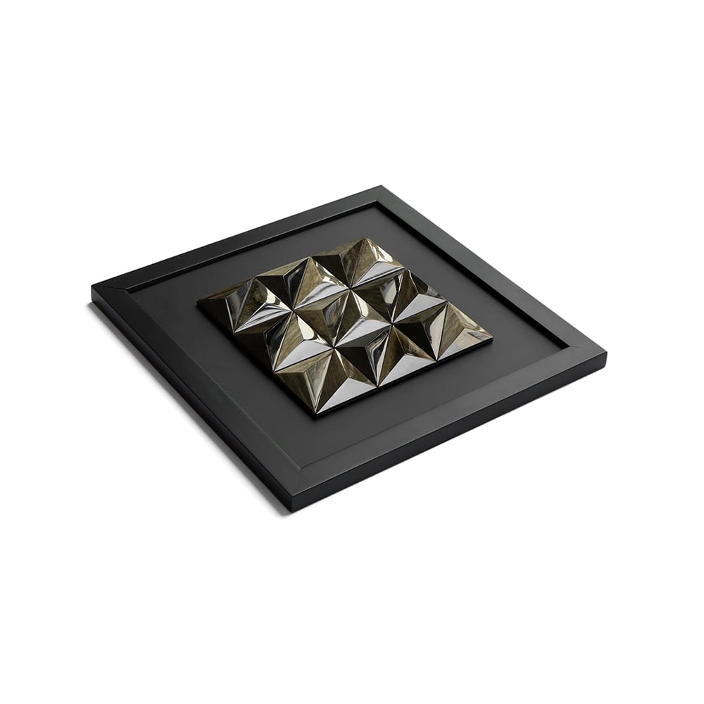 Cuadro obsidiana dorada grande
