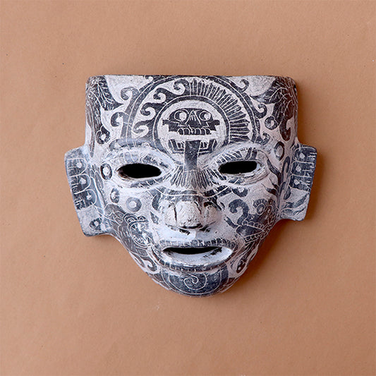 máscara teotihuacana chica grabada