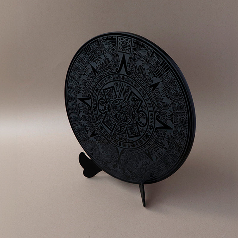 calendario azteca de obsidiana jumbo 30cm