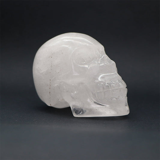 Cráneo de cuarzo blanco