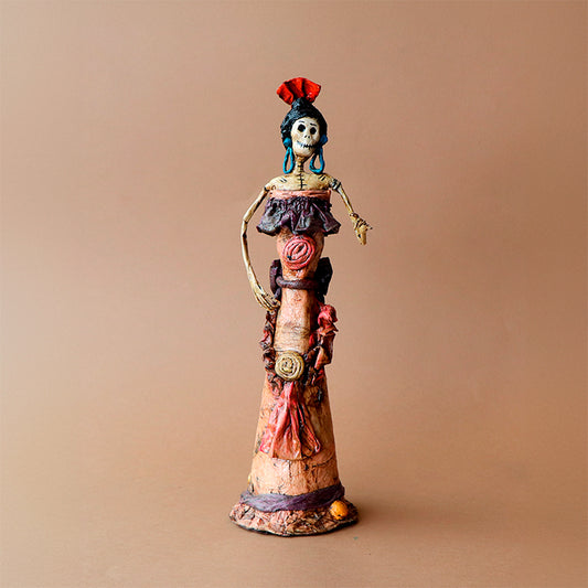 catrina con aretes