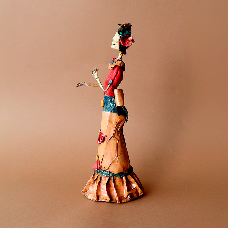 catrina con moño