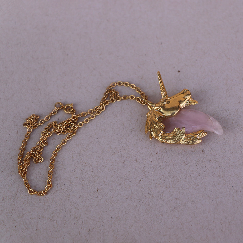 Collar unicornio chapa
