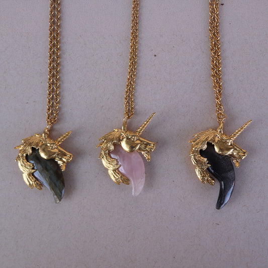 Collar unicornio chapa