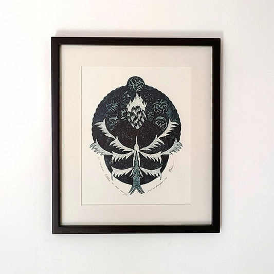 Colagrafía "Notahzin me envía mensajes"