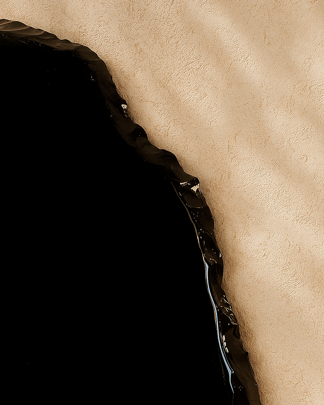 Placa espejo de obsidiana G