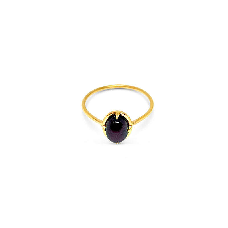 anillo granate
