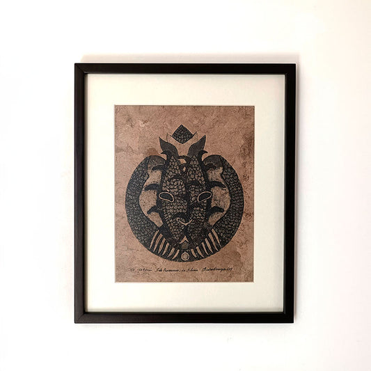 Colagrafía "Solo Permanecer, en Silencio"