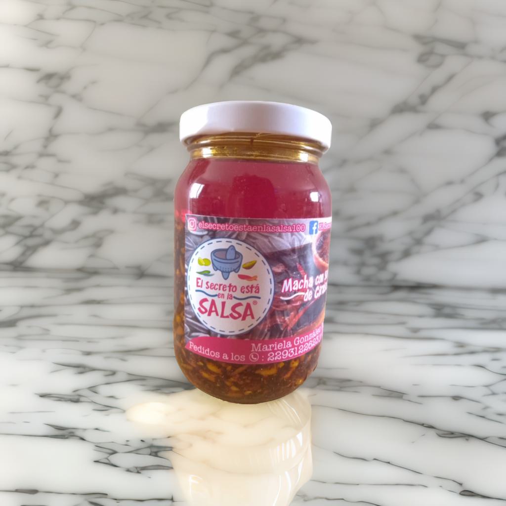 Salsa Macha con Semillas de Girasol