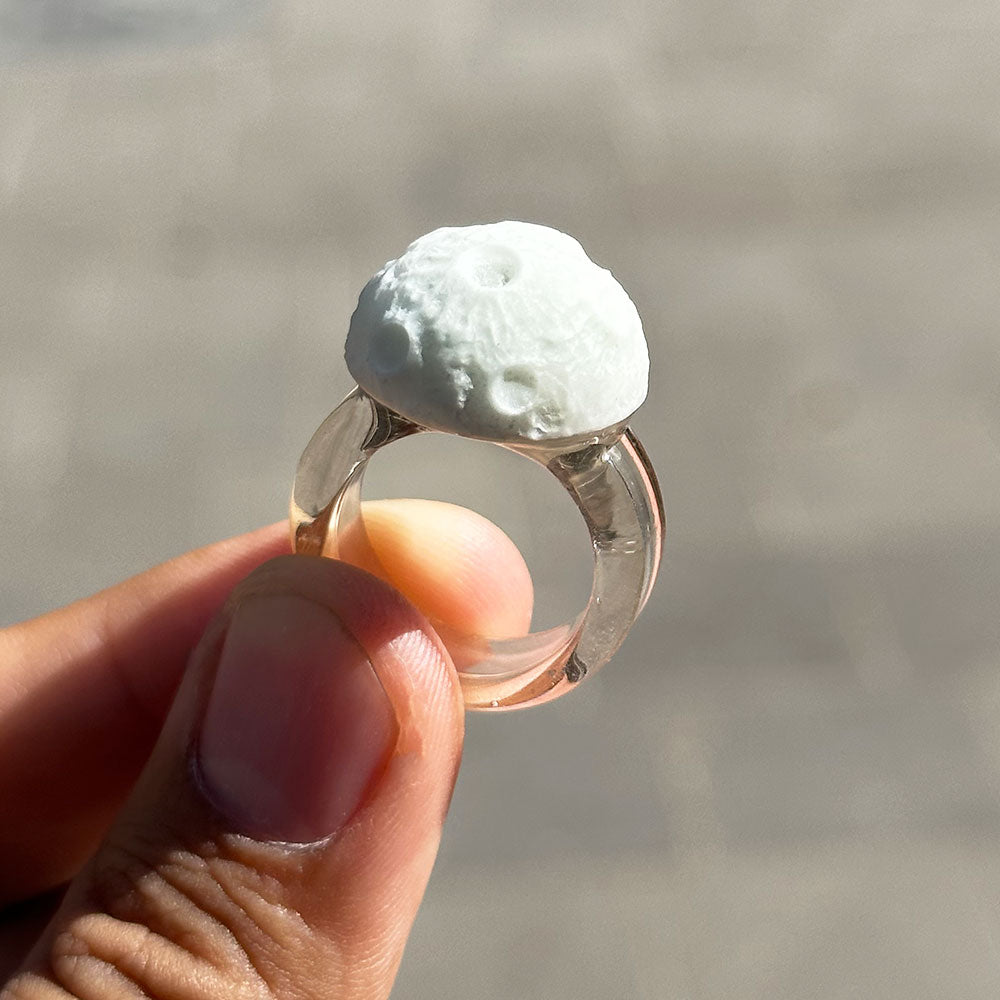 anillo luna luminosa