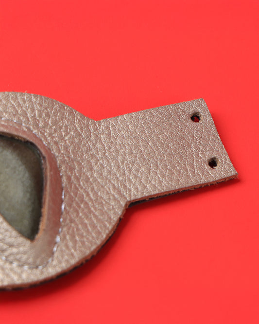 Brazaletes cabujón obsidiana