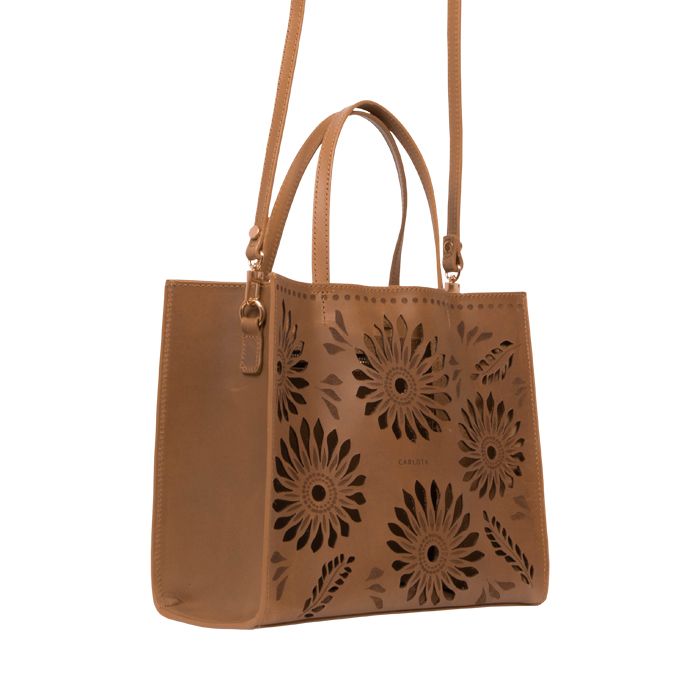 mini tote barro taupe
