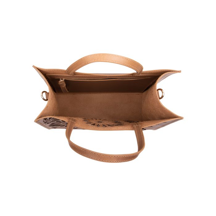 mini tote barro taupe