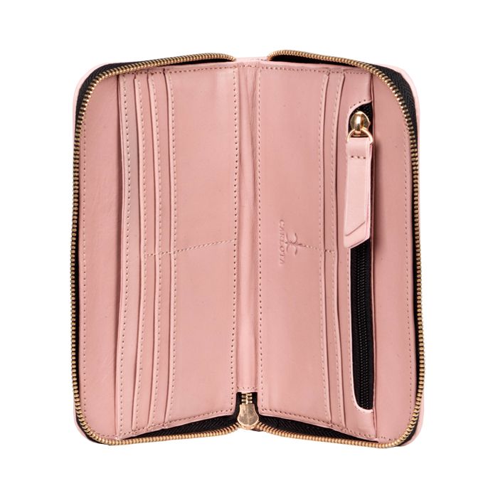 cartera mariposas rosa