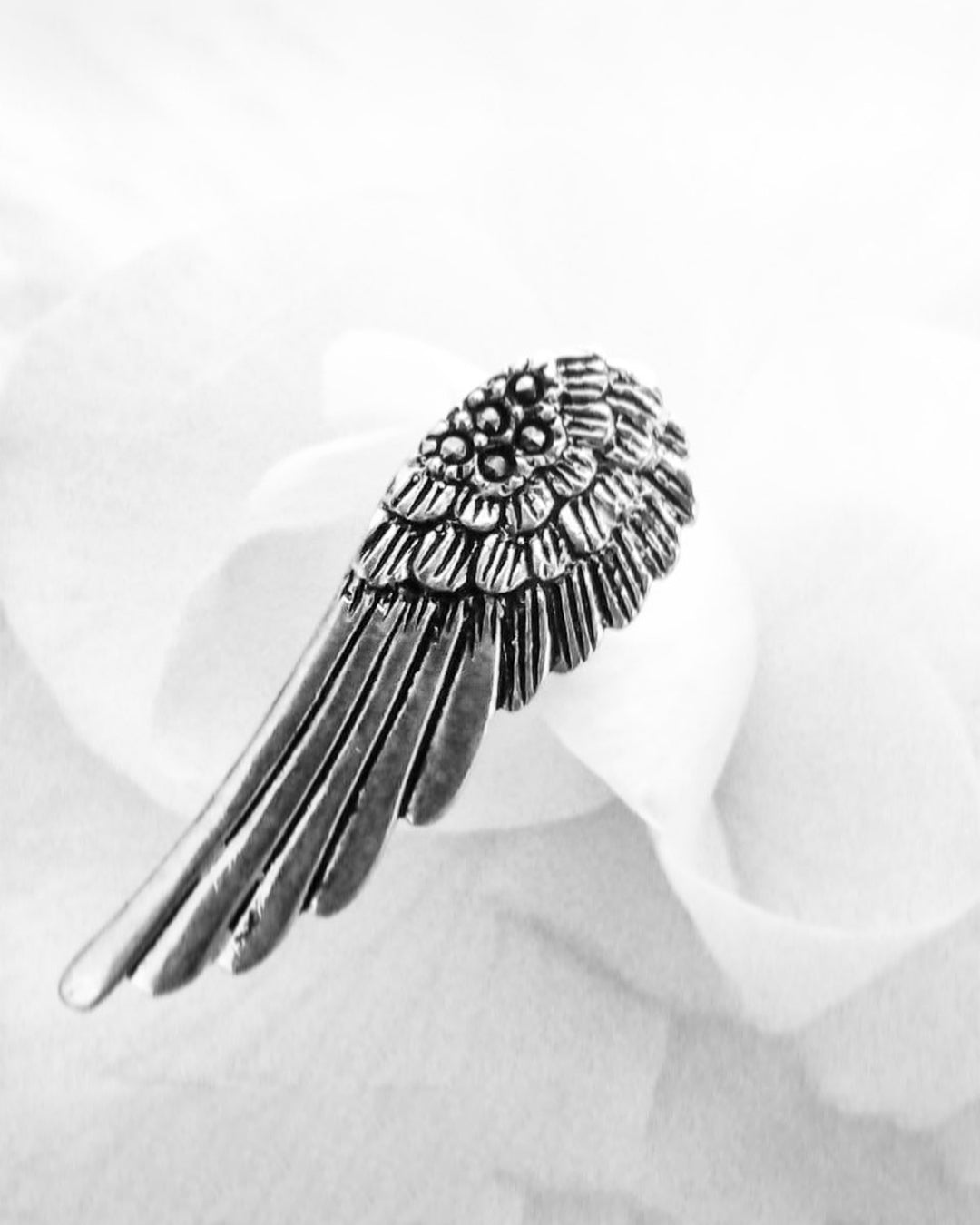 Aretes alas de cupido grandes