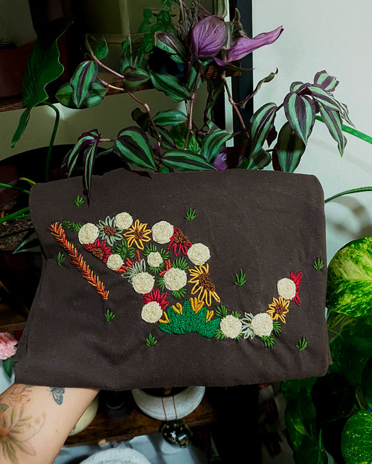 Playera republica mexicana, cafe