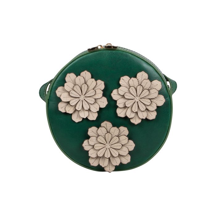 crossbody redonda barro verde