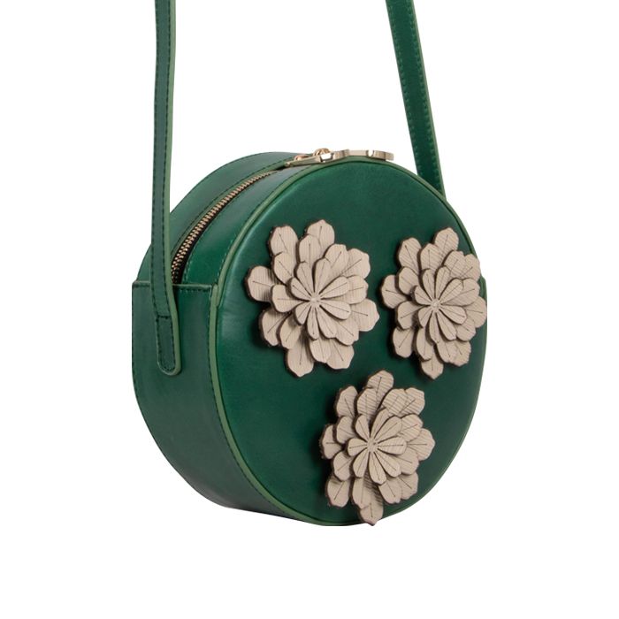 crossbody redonda barro verde