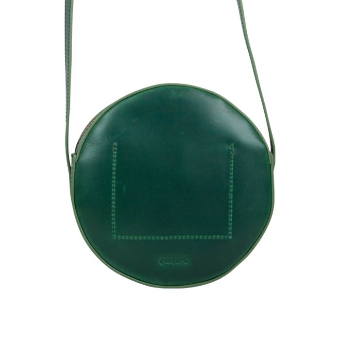 crossbody redonda barro verde