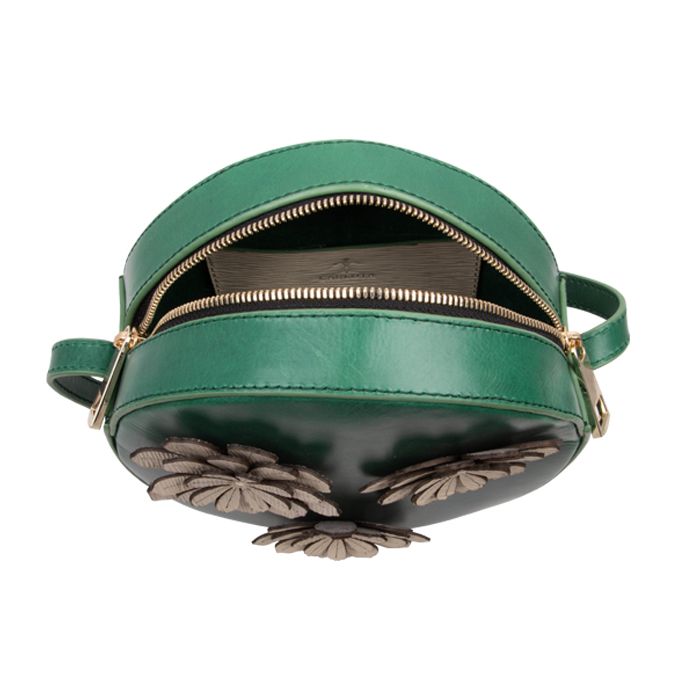 crossbody redonda barro verde