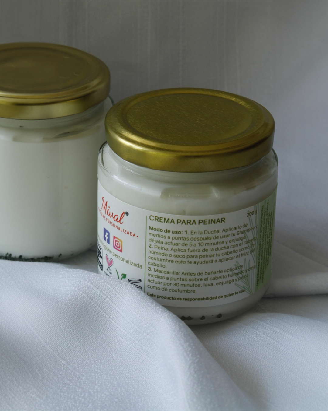 Crema para peinar linaza: Sandía