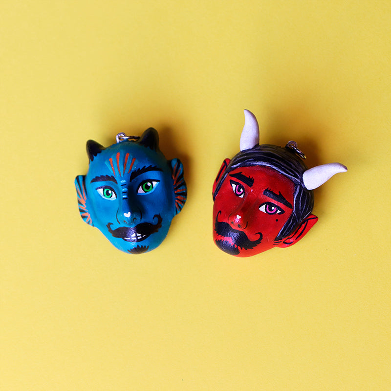 Dije diablito azul