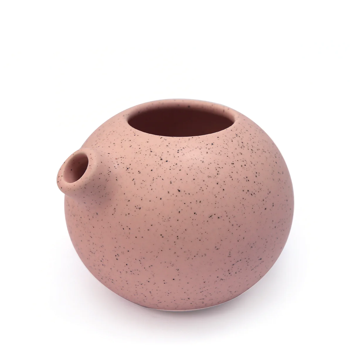 taza matte rosa moteado
