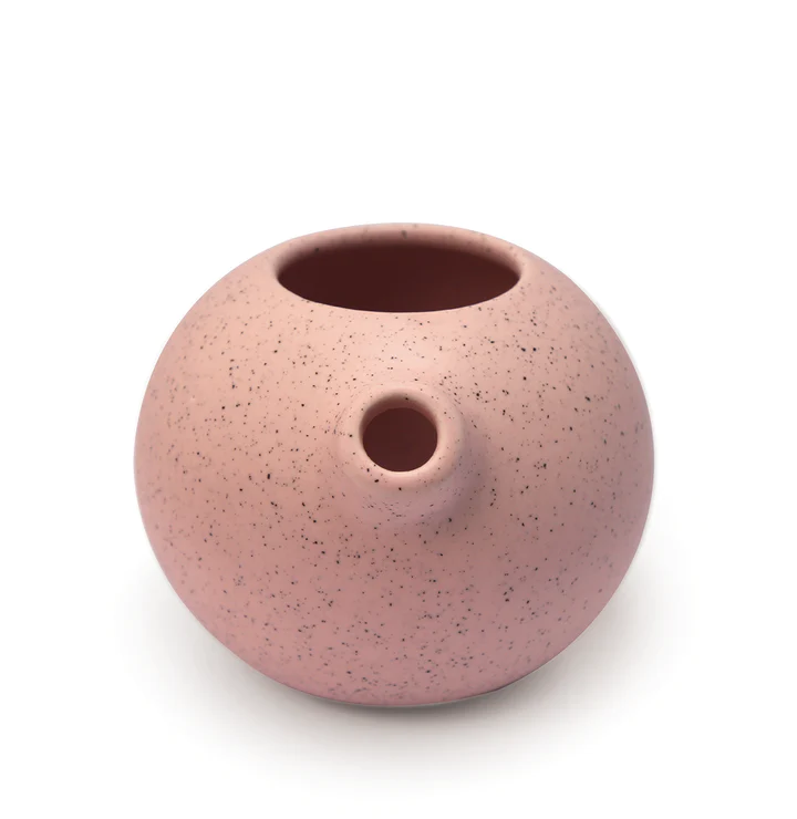 taza matte rosa moteado