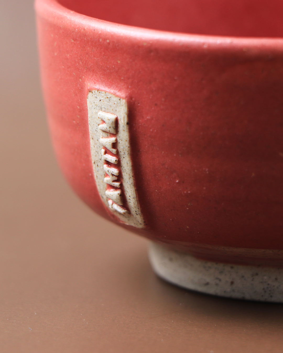 Taza campana roja grande