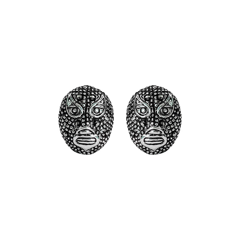 aretes mini luchador