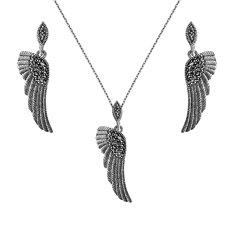 collar alas de cupido