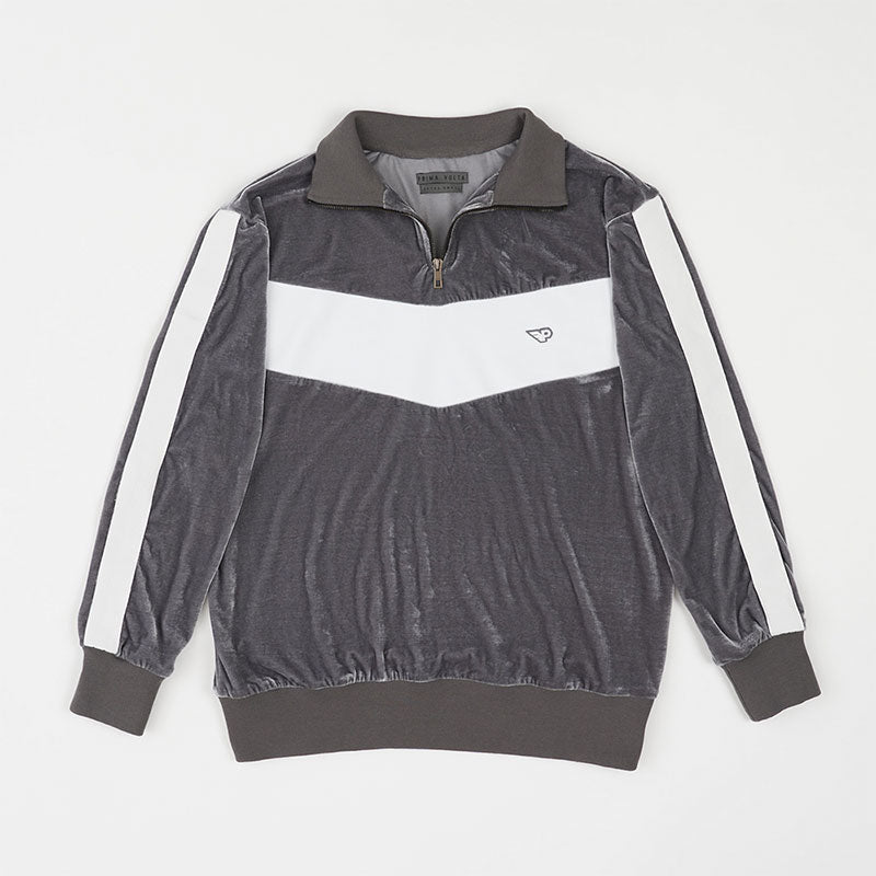 gray velvet jacket