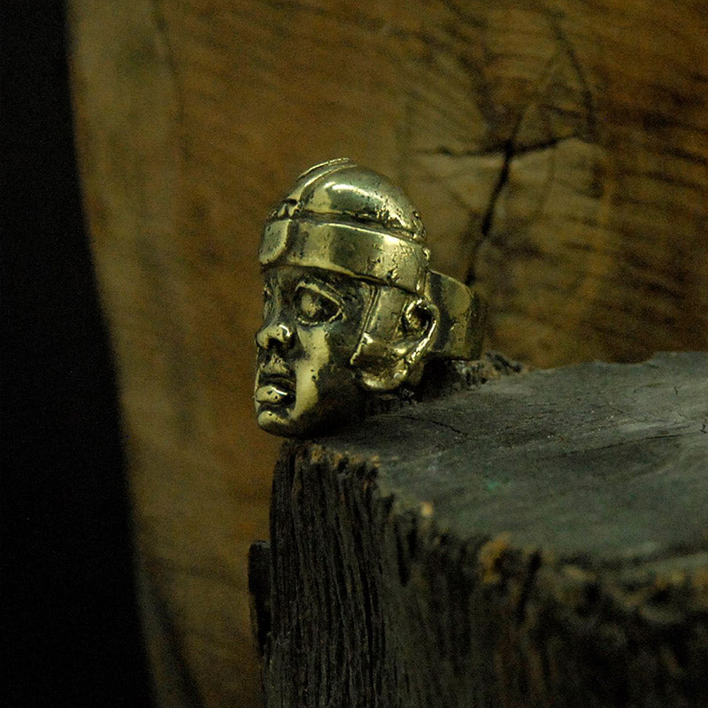anillo cabeza olmeca